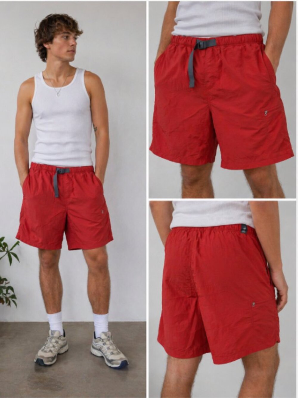 Columbia Nylon Hiking Shorts Mesh Lined MEDIUM